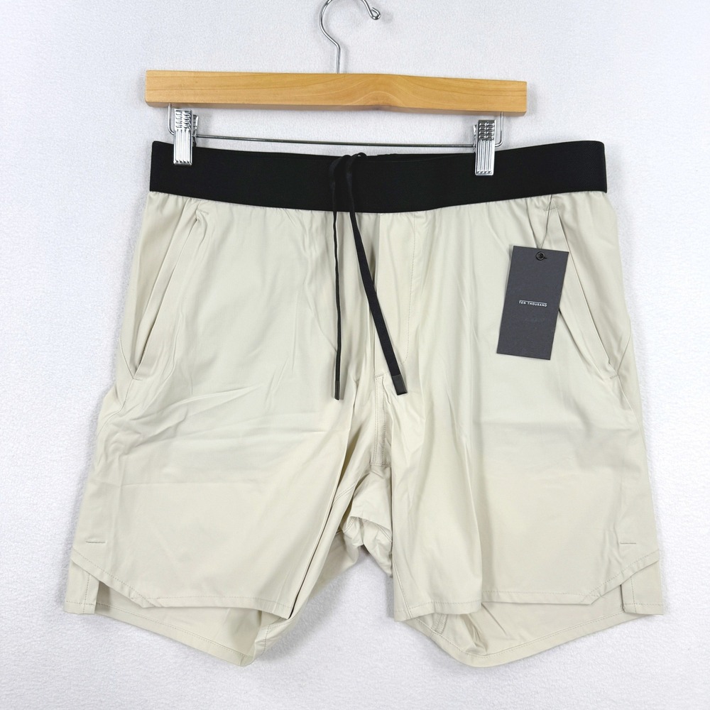 Ten Thousand Tactical Short 7 Inch, No Liner Size L Mens Pelican Tan NWT